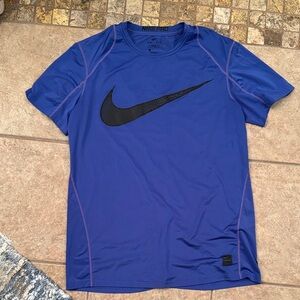 Nike Pro Men's Periwinkle Purple breathable shirt size L